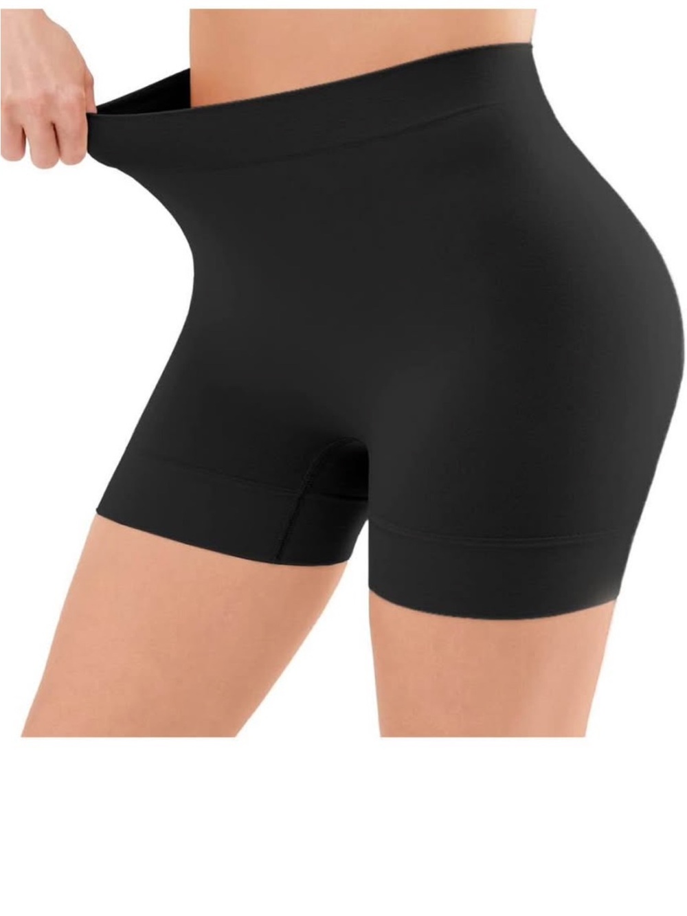 Black Slip Shorts for Under Dresses Seamless Anti Chafing Underwear shapewear